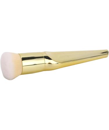 Makeup Brush Metal Comfortable Cosmetic Powder Brush No Tracing Gold for Party for - Buy Online on GoSupps.com