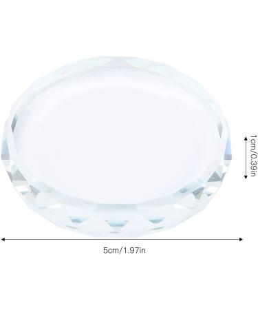 Nail Art Palettes Easy to Clea Nail Polish Glue Pallet Transparent Surface for Nail Art Artist - Buy Online on GoSupps.com