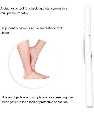 LIULDASHUN 10 Grams Monofilament Diabetic Test Pen - Foot Filament Tester for Neuropathy - Diabetic Foot Exam Tool - Buy Online on GoSupps.com