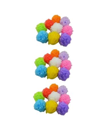 Balacoo 24 Pcs Exfoliater Exfoliante Body Washes Lotion Bath Loofah Sponge Large Esponja para Ba arse Shower Ball Mesh Bath Ball Korean Bath Flower Bubble Net