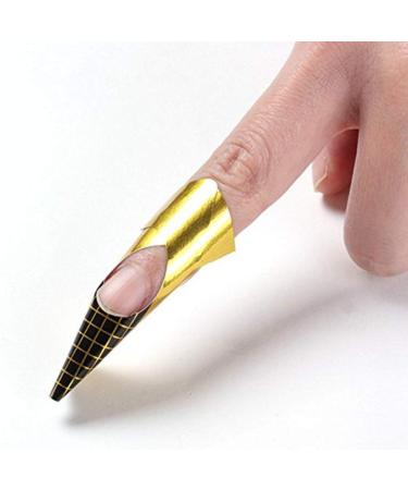 Frcolor 100pcs Nail Sticker Forms - Pro Nail Art Guide for Acrylic Tips & Gel Extensions | International Shipping Available - Buy Online on GoSupps.com