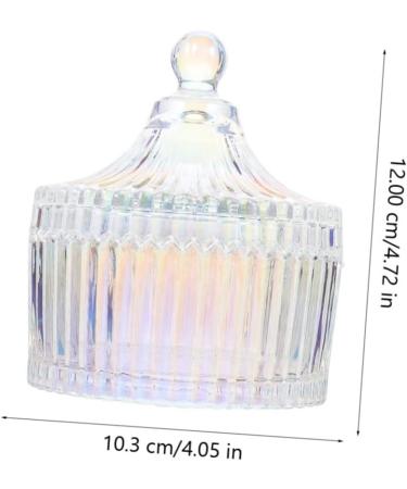 Healeved Manicure Cup with Lid Locker Decorations Clear Container Sheer Nail Polish Crystal Holders for Acrylic Nails Nail Decor Nail Liquid Cup Food Decor Jewelry Jar Glass European Style - Buy Online on GoSupps.com