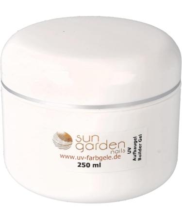  sun garden nails Premium Line Clear UV Gel 250ml Fiberglass - Finishing Gel Builder Gel Adhesive Gel Shine Top Coat - Clear - Monophase Gel - Buy Online on GoSupps.com