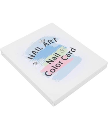 Nail Color Card Magnetic Buckle Design Utomatic Adsorption Digital Marking Clear Easy To Use Nail Swatch Book for Nail Art Works Display for Nail Salon - Buy Online on GoSupps.com