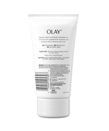Olay Regenerist Detoxifying Pore Scrub Facial Cleanser 5.0 fl oz - Deep Cleanse and Exfoliate for Radiant Skin - Buy Online on GoSupps.com