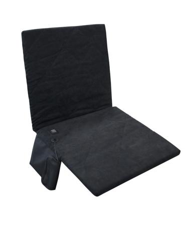 CRBudy for home outdoor camping and fishing portable foldable heated seat cushion 3-stage adjustable USB current heated seat cushion back lumbar hip and upper