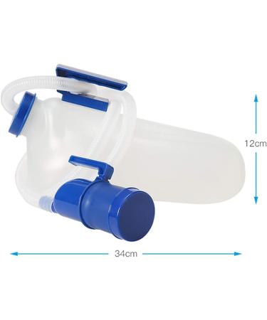 Mens Urine Bottle Urinal Bottles for Men Men's Male Bed Urinal Potty Pee Bottle 3000ML Collector with 1.6M Tube - Buy Online on GoSupps.com