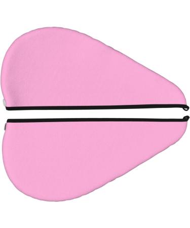 Pink Microfiber Hair Towel Wrap - Soft & Super Absorbent Coral Velvet for Long Curly & Thick Hair - Buy Online on GoSupps.com