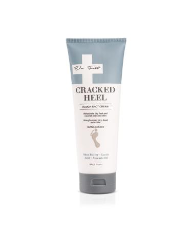 Dr. Foot Cracked Heel Moisturizer Foot Cream Skincare Lotion. Moisturizing Skin Care Lotion W/Shea Butter & Lactic Acid Helps Heal Cracked Heels, Dry Skin On Feet, & Soften Calluses, Large 8 Fl Oz 8 Fl Oz (Pack of 1) Cracked Heel Foot Lotion
