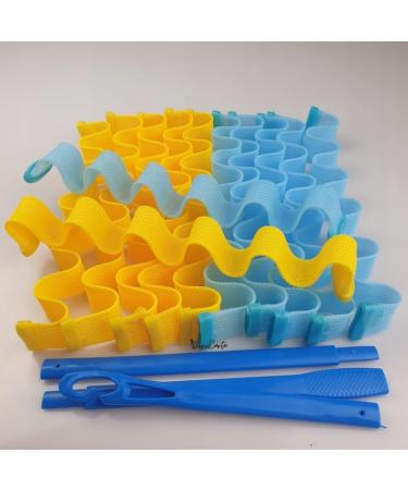 Deni Carte Papilloten - 12pcs 45cm Hair Wave Effect for Beach Waves - International Shipping Available - Buy Online on GoSupps.com