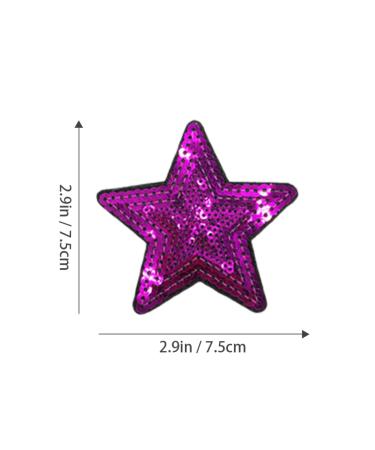 COHEALI 28 Pcs Clothing Stickers Outfit Decals Clothing Sewing Patches Clothes Star Applique Badge Adhesive - Buy Online on GoSupps.com