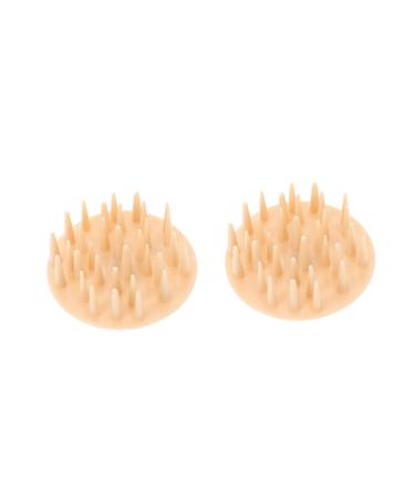Magiclulu 6 STK massage comb hair styling hair treatment baby scalp washer silicone shampoo brush cleaning brush hairbrush cleaning ridge head brush made of silicone
