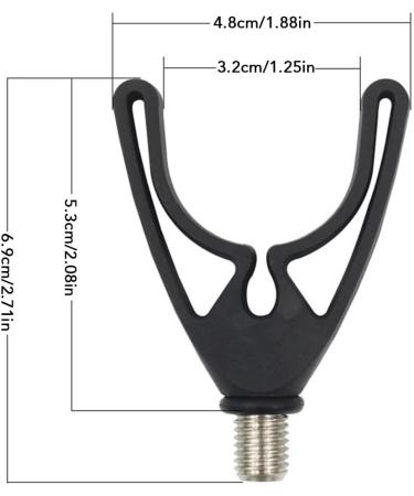 BNGXR Fishing Rod Pads - 6 U-Shape Butt Grip Supports for All Rod Holders | Durable & Flexible Fishing Rod Laying Bracket - Buy Online on GoSupps.com