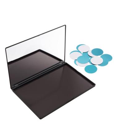 Allwon medium empty magnetic plastic eyeshadow make-up pallet with 15pcs glued empty palette metal sticker for eyeshadow lipstick blush powder - Buy Online on GoSupps.com