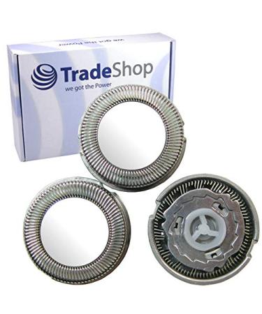 Trade-Shop 3er Set Scherkopf Knife Leaving compatible with Philips HS950 HS955 HS969 HS975 HS985 HS985 HS990 PT715 PT720 PT725