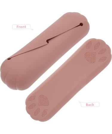 Portable Eyeshadow Brush Storage Box Travel Brush Organizer Cosmetic Brush Covers Traveling Silicone Makeup Brush Makeup Brush Holder Travel - Cosmetic Bag Silica Gel - Buy Online on GoSupps.com