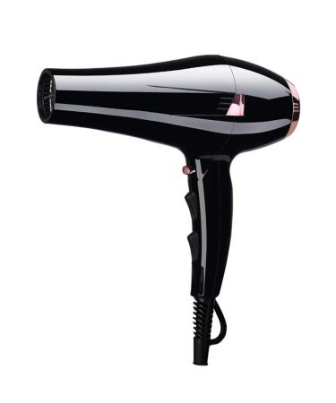 Household Hair Dryer Negative Ion Hot and Cold Air Blower Home Hair Salon High Power Wall-Mounted Black Hair Dryer