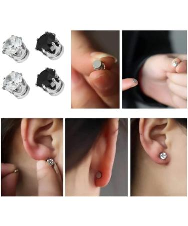 Kyana Lympha-circurl Magnetic Ear Ornament Metiz Lymphvity Magnetherapy Earrings Non Piercing Acupressure Magnetic Earrings Lympha-circurl Magnetic Ear Ornament for Lymphatic Drainage (5Pcs-A) - Buy Online on GoSupps.com