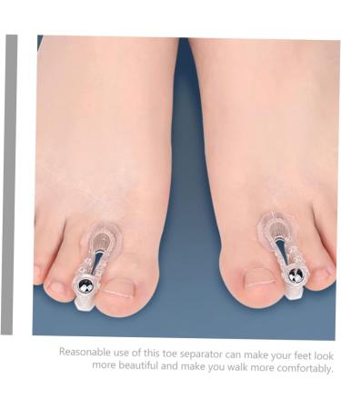 Beavorty 4-Pair Magnetic Toe Splitter & Correctors - Toe Spacers for Overlapping Toes, Manicure Tools for Foot Care - Buy Online on GoSupps.com