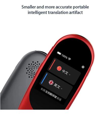 Translator Device Offline Language Translator Device Smart Language Voice 2.0 Inch Touch Screen 27 Languages WiFi Pocket Electronic Translators Learning Traveling Shopping Hello Vision - Buy Online on GoSupps.com