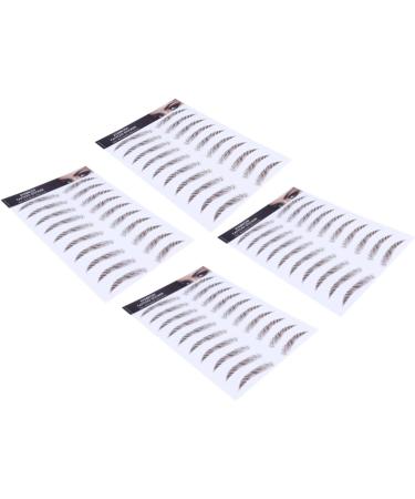 Beavorty 8 Pcs Eyebrow Stickers Black Stickers 4d Eyebrow Tattoos Water Transfer Eyebrow Sticker Tool Shaping - Buy Online on GoSupps.com