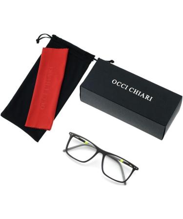 Shop OCCI CHIARI Blue Light Blocking Reading Glasses for Men | Stylish Computer Readers in Magnifications 1.0 to 3.5 - Buy Online on GoSupps.com
