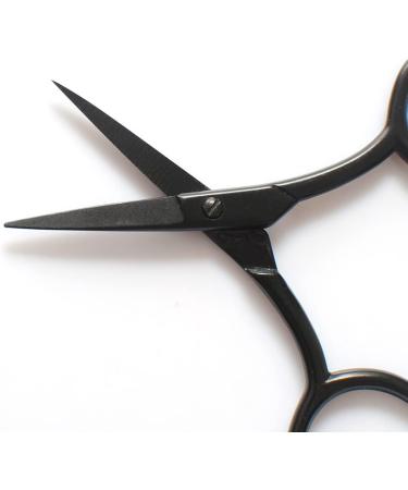 YJSStriving Eyebrow and Eyelash Trimmer Scissors - Sharp Mini Scissors for Hair, Mustache, Beard - Black - Buy Online on GoSupps.com