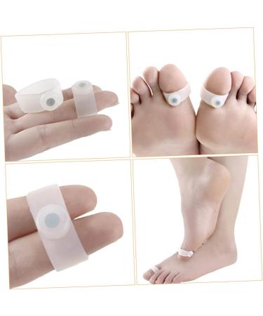 Buy Hemoton 25 Pairs Silicone Toe Ring Covers Acupoint Toe Sleeves for Comfort & Travel - Buy Online on GoSupps.com