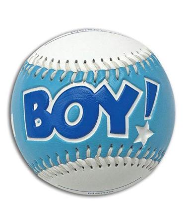It's a Boy Baseball Birth Announcement Keepsake Gift - Blue with Display Box for Baby Shower & Christening - Buy Online on GoSupps.com