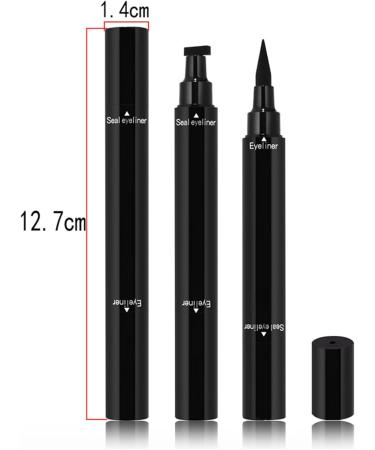 AmourGlint 2in1 eyeliner stamp & kajal pen doublesided eyeliner with waterproof mascara formula perfect cateye look with leftright stamping dirtresistant application pink 35 g Pink 35 g 1er Pack - Buy Online on GoSupps.com