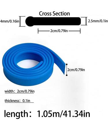 TTHUST 41" Cut-to-Size Window Squeegee Refills Replacement Squeegee Rubber Window Clean - Buy Online on GoSupps.com