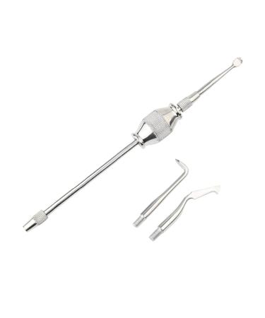 IKSVMSIS Dental Kronen remover automatic bridging remover dentistry crown remover made of stainless steel with 3 tips removal of dentist dentist laboratory devices for dental