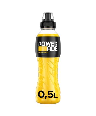 Powerade Passion Fruit Sports Drink - Low-Calorie Electrolyte Beverage (12 x 500 ml) - Stylish & Refreshing - Buy Online on GoSupps.com