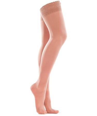 Medical compression stockings with compression/Unisex 16-18 mmHg X-Small Beige 1 class