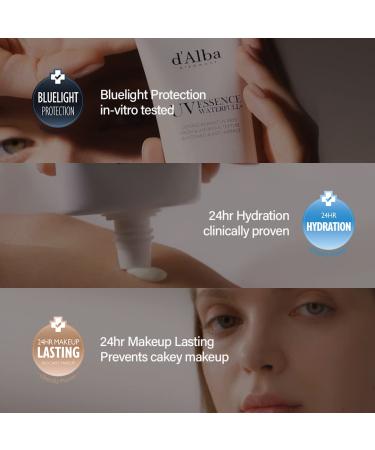 d'Alba Waterfull Essence Cream Sunscreen - SPF 50+ | Hydrating Sun Protection - Buy Online on GoSupps.com