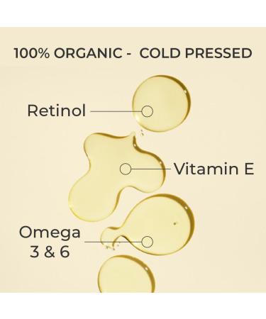 Cacay Pure Anti-Aging Oil | Natural Retinol Cacay Oil for Face & Hair | Organic Skin Oil Therapy with Vitamin E | Includes Spa Headband - Buy Online on GoSupps.com