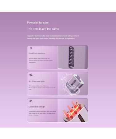 Amiuhoun Scalp Massager - Electric Hair Massage Brush for Treatment Growth & Essential Oils - Violet - Buy Online on GoSupps.com