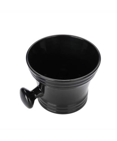 Angrek plastic shaving soap bowl foam shaving soap cream bowl men shaving shell shaving cup bowl for cream (black) - Buy Online on GoSupps.com
