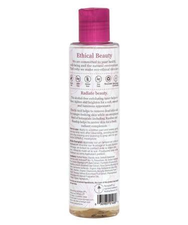 Derma E Radiance Toner with Glycolic Acid & Rooibos | 6 fl oz - Refresh & Illuminate Skin - Buy Online on GoSupps.com