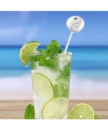 Buy Haqi Strong Magnetic Stainless Steel Stirring Rod - Reusable Yin-Yang Bagua Shape with Neodymium Magnet for Coffee Milk & Tea Therapy - Silver - Buy Online on GoSupps.com