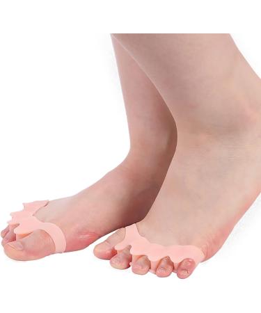 ALINZO Gel Toe Separators for Hallux Valgus - Bunion Corrector 4pc Set (Flesh) - Buy Online on GoSupps.com
