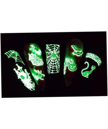 Nail ornamentHalloween Nail Sticker Adhesive 3D Luminous Little Monster Nail Art Accessories for Women Style1 - Buy Online on GoSupps.com