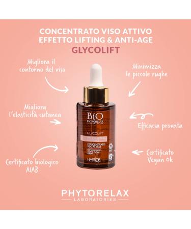 Concentrated Active Face Serum with Glycolift - Lifting & Anti-Aging | 30ml Made in Italy - Buy Online on GoSupps.com