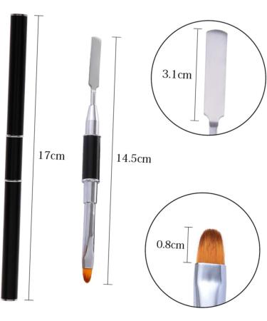 Beavorty nail tool nail art tools light pen Nail Painting Brush lining double head nail art brush gel Nail Art Pen double-ended pen nylon brush brush scraper Extension glue - Buy Online on GoSupps.com