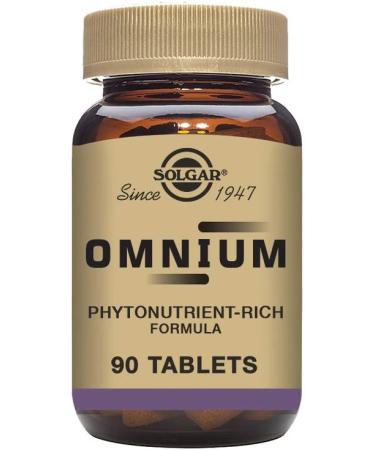 Solgar Omnium Phytonutrient Complex Multiple Vitamin and Mineral Formula 90 Tablets
