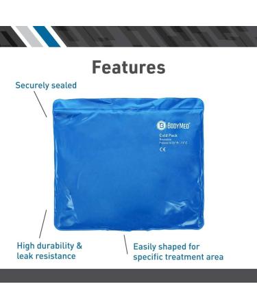 BodyMed Blue Vinyl Cold Pack - Reusable Ice Pack for Neck and Shoulder Injuries - Buy Online on GoSupps.com