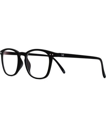 Muunel Blue Light Glasses - Essilor Anti-Glare William Uvallblue HD Vision Women's Non-Prescription Black Frame - Shop Internationally! - Buy Online on GoSupps.com