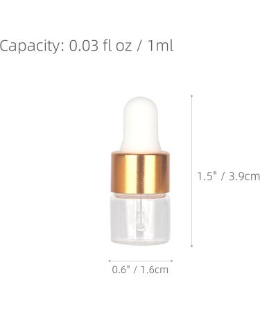 Magic Season Essential Oil Bottles - 1 ml Transparent with Pipette - 2 Pack | Premium Quality for Aromatherapy & DIY Projects - Buy Online on GoSupps.com
