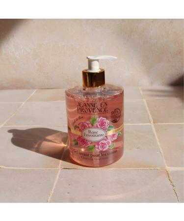 Jeanne en Provence Hand Wash Gel Rose 500 ml - Buy Online on GoSupps.com