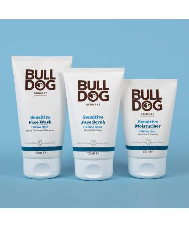 Bulldog Skincare Sensitive Face Scrub for Men 125ml - Pack of 1 - Buy Online on GoSupps.com